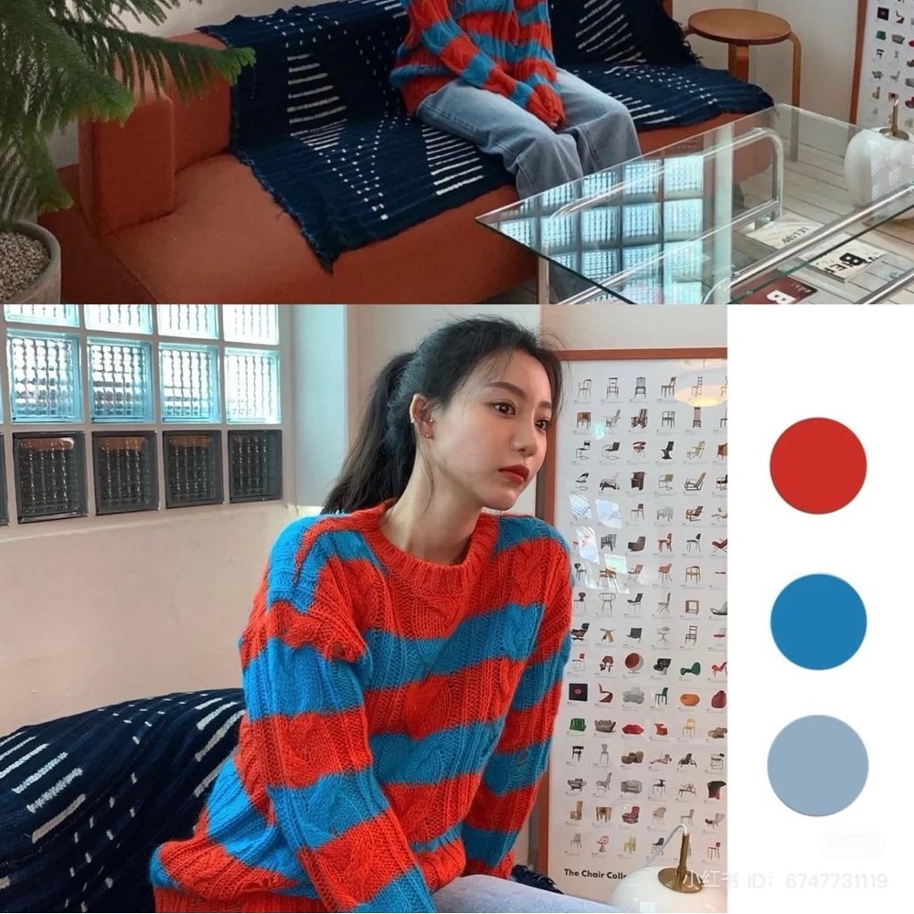 Anderson bell strip sweater size S